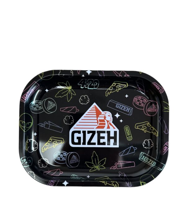 Gizeh Rolling Tray Dreh-Tablett Metall GIZEH TRIPPY MIX – Bild 5