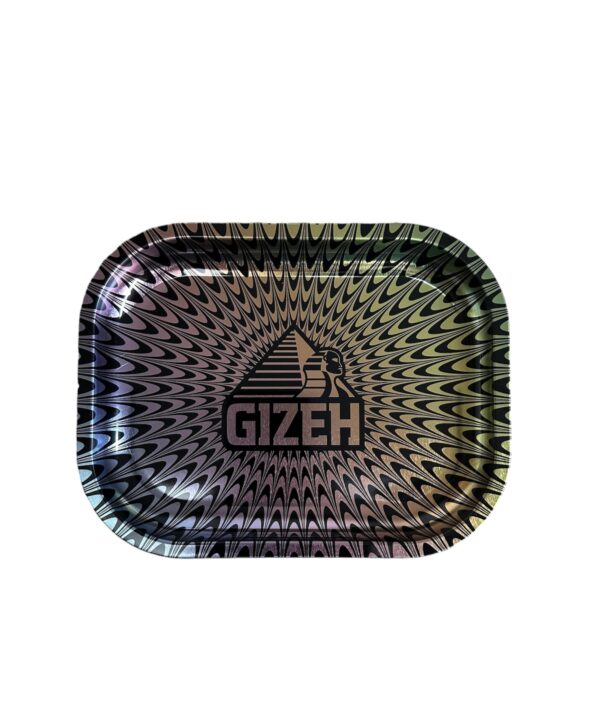 Gizeh Rolling Tray Dreh-Tablett Metall GIZEH TRIPPY MIX – Bild 3