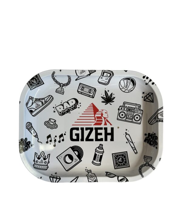 Gizeh Rolling Tray Dreh-Tablett Metall GIZEH TRIPPY MIX – Bild 2