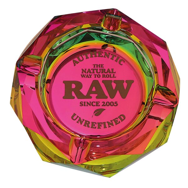 RAW RAINBOW GLASS ASHTRAY