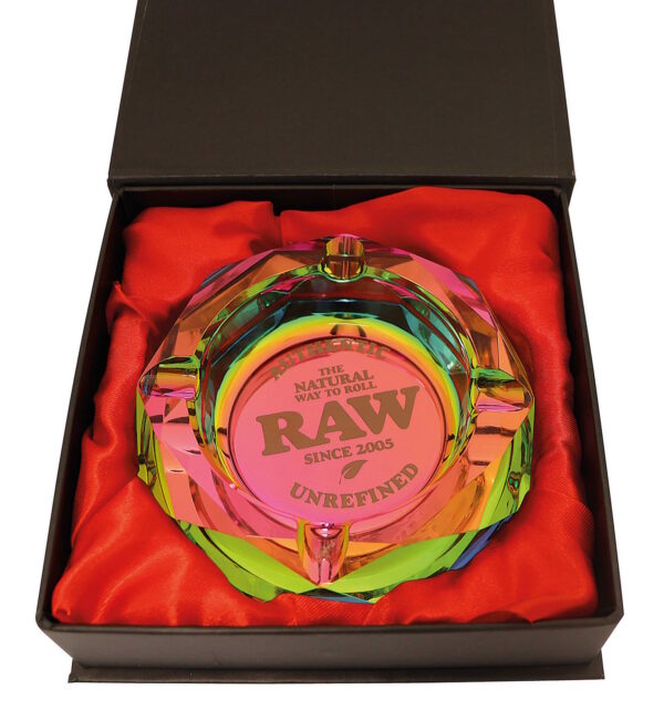 RAW RAINBOW GLASS ASHTRAY – Bild 2