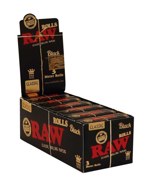 RAW BLACK ROLLS  - 3m 1