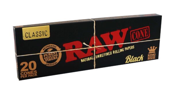 RAW BLACK CONE 20PK KS – Bild 3