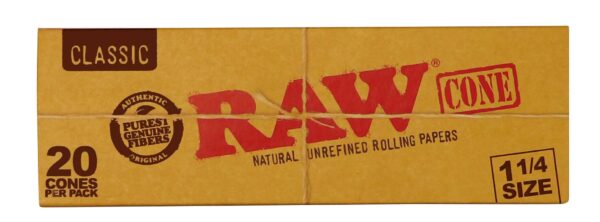 RAW CONE 20PK 1/4