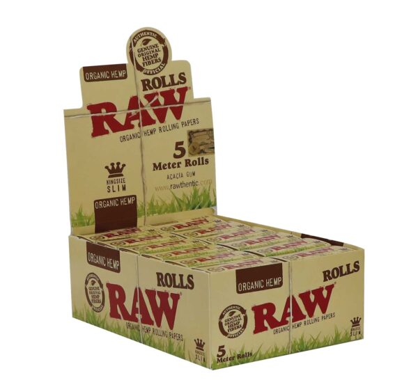 RAW ORGANIC ROLLS SLIM  - 5m