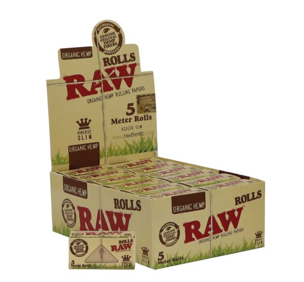 RAW ORGANIC ROLLS SLIM  - 5m – Bild 3